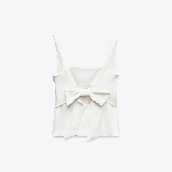 NWT zara back bow top - Picture 4 of 4